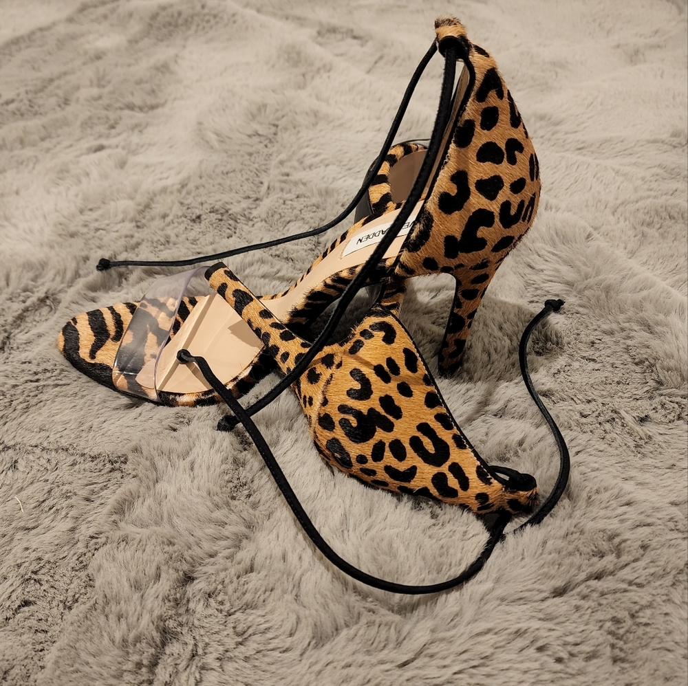 Steve Madden Fur Leopard Print Heel - image 1